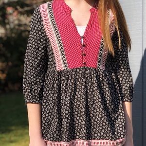 Forever 21 boho chic blouse